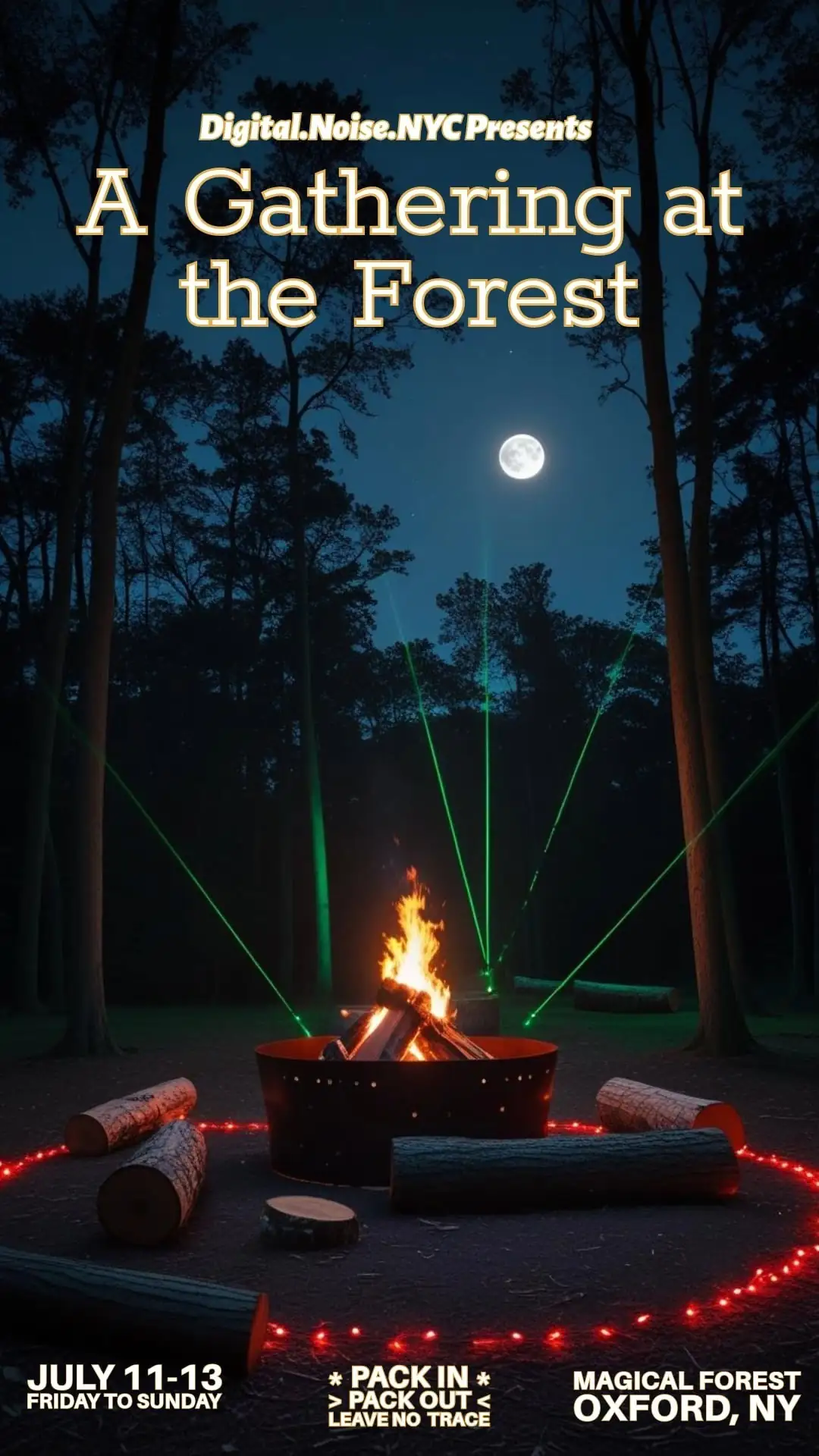 Gathering at the forest